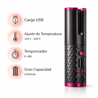 AirCurl™ - Rizador de Pelo Inalámbrico
